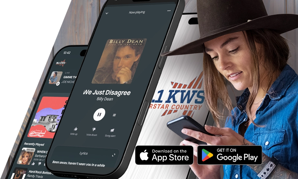 Get the new 96.1 KWS App!