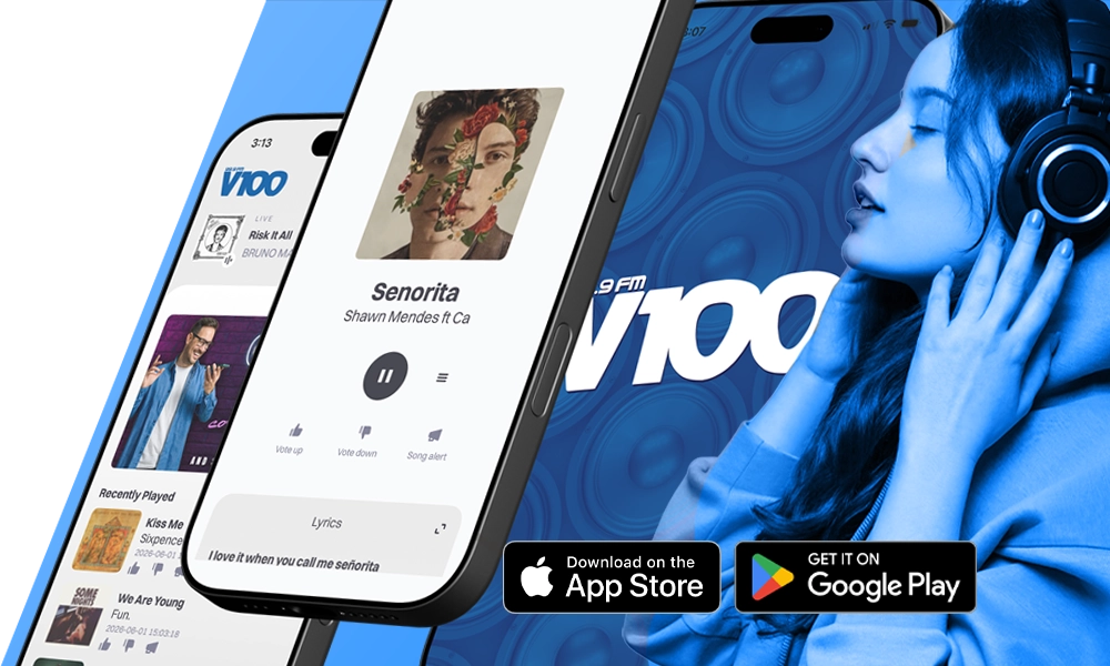 GET THE NEW V100 APP!
