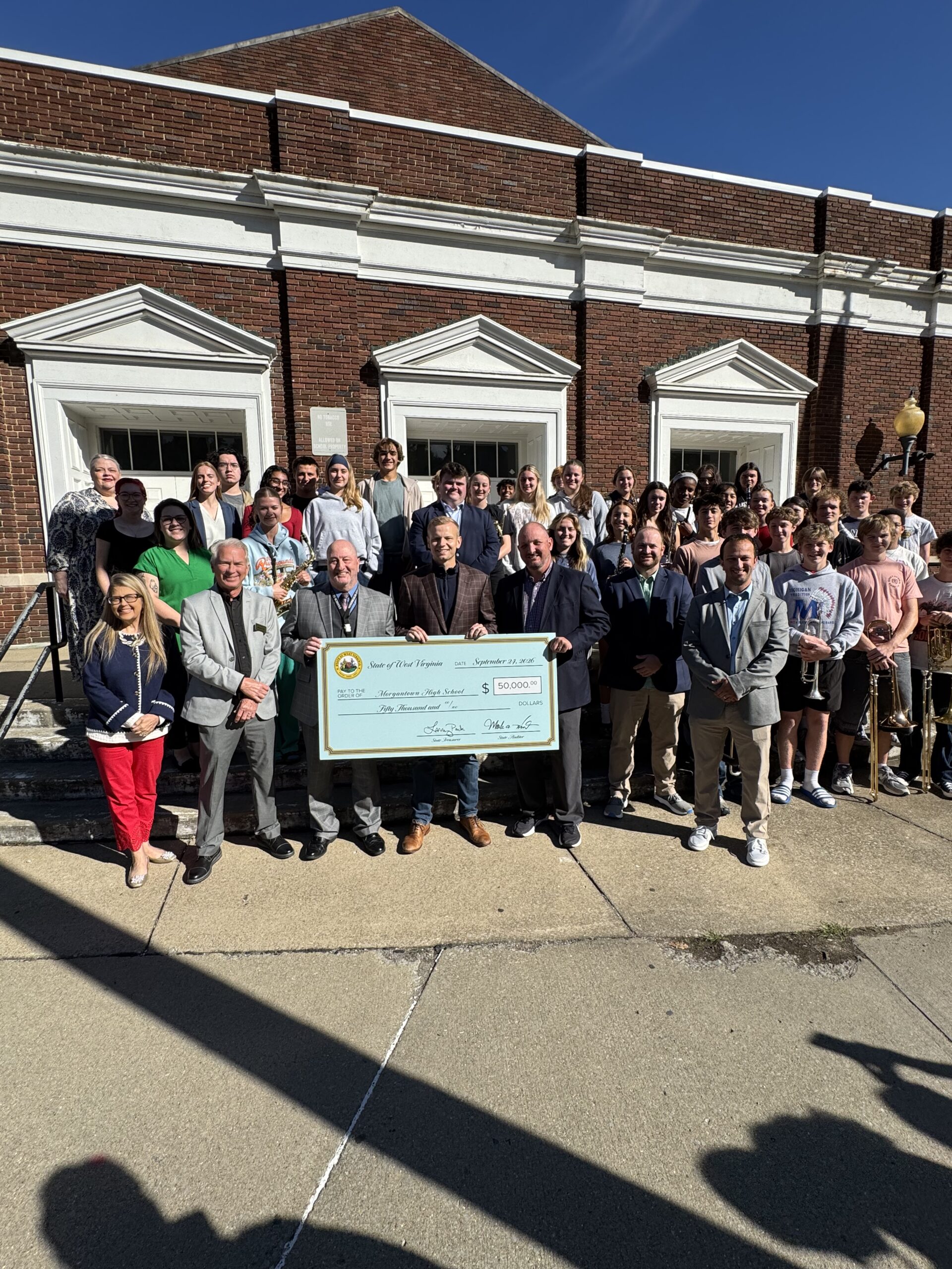 Morgantown High School receives LEDA grant funds for auditorium project